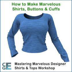 MD102 - Marvelous Designer Basics of Shirts Workshop Tutorials MD102 - Marvelous Designer Basics of Shirts Workshop Tutorials