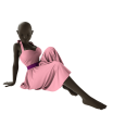 Marvelous Designer Garment File of Polka Dress Dynamic 3D Clothes