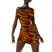 Super Sexy Tigress Dress Marvelous Designer Clothes Templates