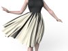 CLO 3D or Marvelous Designer can make a 3D Gored Dress