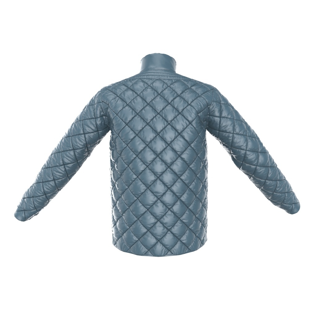 Marvelous Designer quilted winter Jacket 3D clothes -   CG Elves
