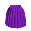 Knife Pleated Skirt Marvelous Designer Clothing 3D Garment File