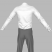 GarmentFile Tuxedo Suit Shirt V2 Marvelous Designer Clothes