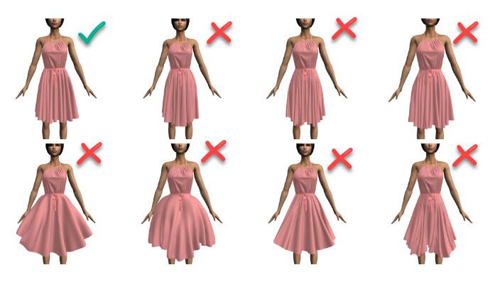 marvelous designer clothing patterns fabric physical property