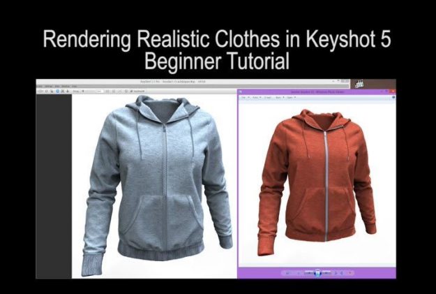 How to Render Realistic 3D Clothes in Keyshot Tutorial