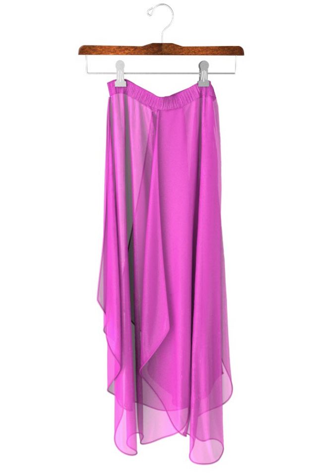 Skirt OBJ 3D Hanging Clothes Model Free Download