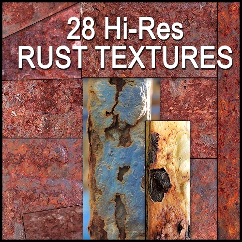 Download Free Hi-Res Rust Textures Pack