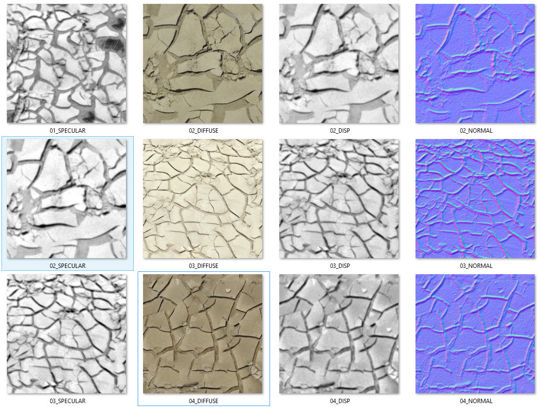 Download Free Seamless Cracked Earth Cg Textures With Maps Cg Elves