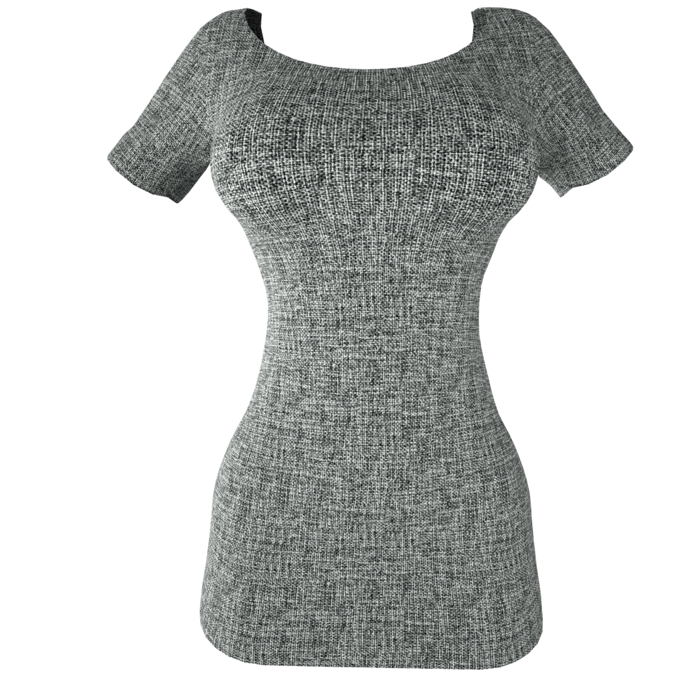 Download Example 3D Clothing Model with Seamless Burlap Texture - CG Elves