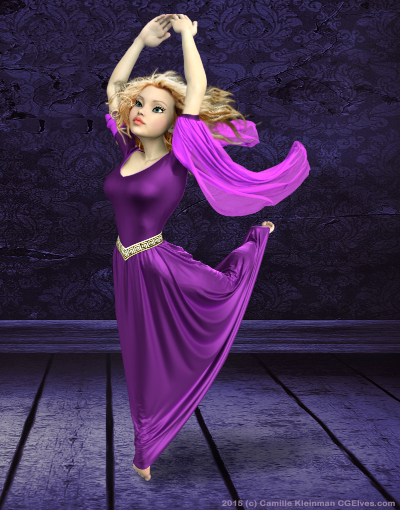 Marvelous Designer Dress DAZ avatar