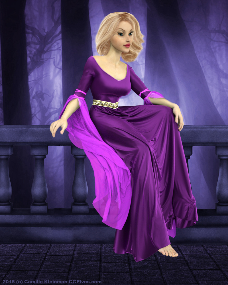 DAZ avatar with Marvelous Designer dress