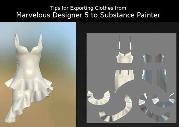 Exporting from Marvelous Designer to Substance Painter Tips