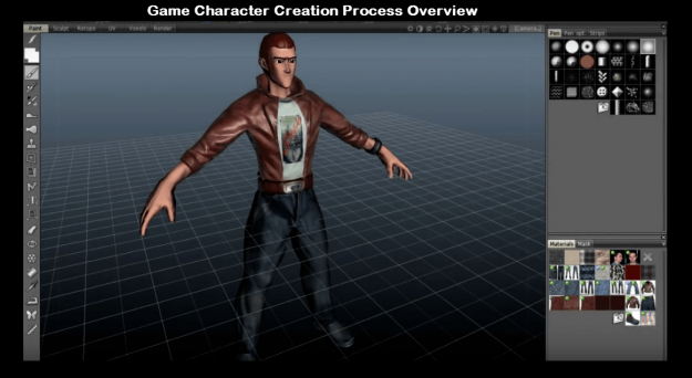 Game character creation process