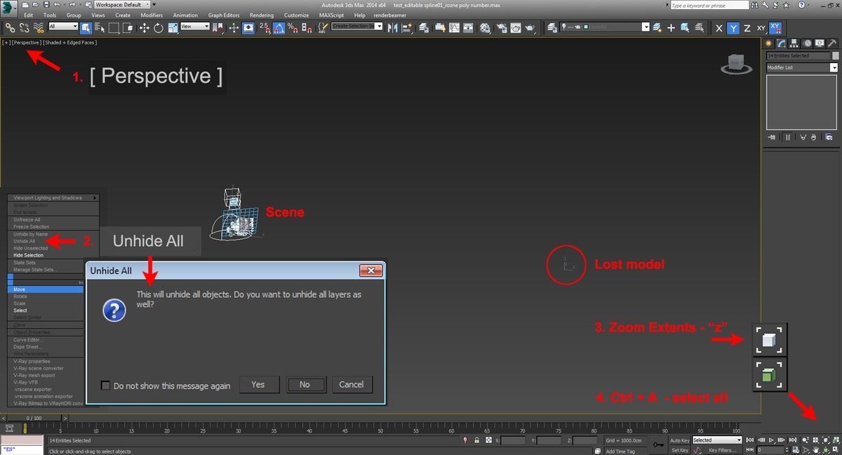 05- 3Ds Max Reducing Geometry Tutorial - Lost Objects Viewport