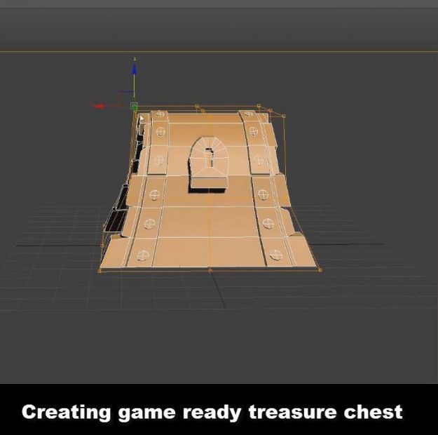 Creating Treasure Chest Game Asset in 3Ds Max