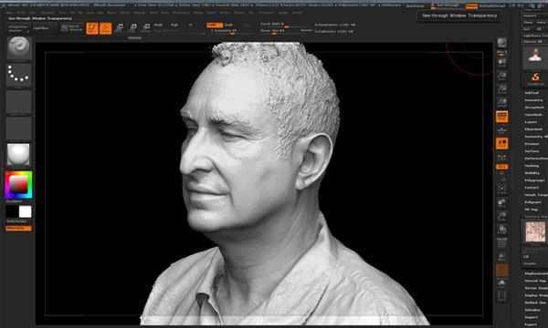 Ultra Hi Res 3D Digital Sculpture from 3D Scanning - in 4 seconds!