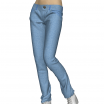 Marvelous Designer Garment Womens 5-Pocket Jeans Pants