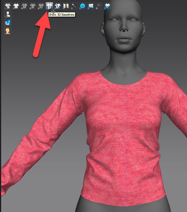 Marvelous Designer 3D Garment Hide/Show 3D Baselines Marvelous Designer 3D Garment Hide/Show 3D Baselines