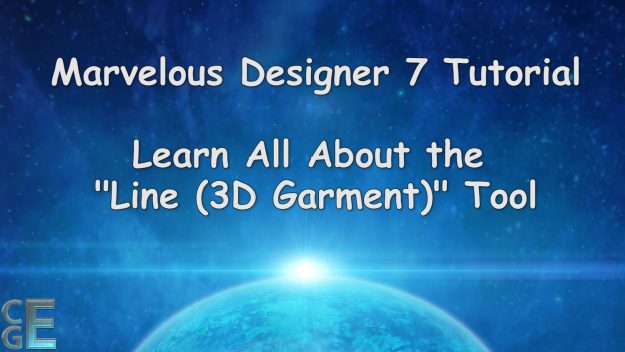 Marvelous Designer 7 Video Tutorial Line 3D Garment Tool - Tutorial by Camille Kleinman