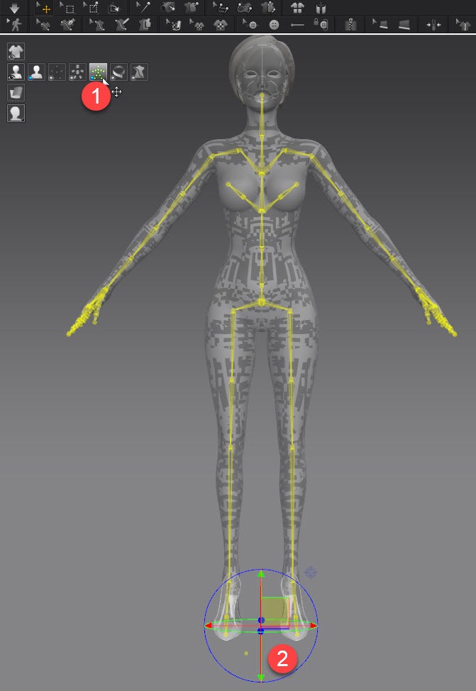 Marvelous Designer Show XRay Joints Marvelous Designer How to Move Rotate Avatar