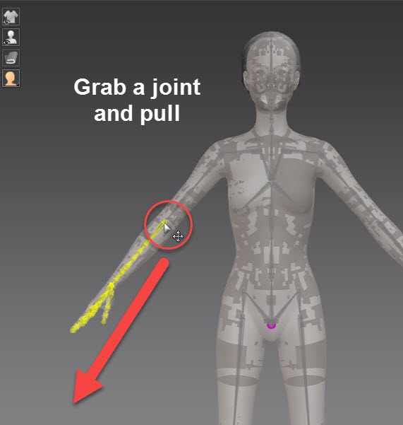 Marvelous Designer Move Avatar Joints