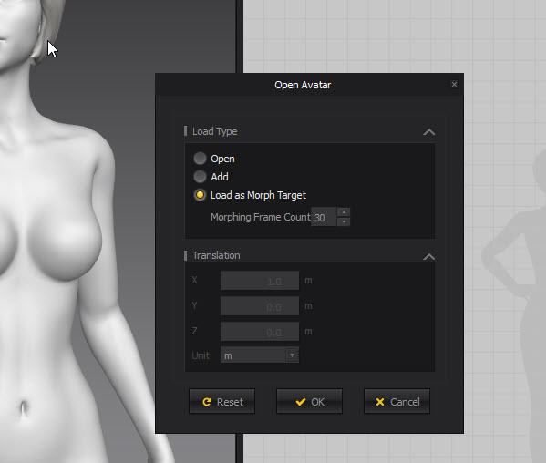 Marvelous Designer import avatar morph target Marvelous Designer import avatar morph target