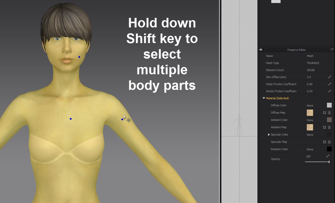 Marvelous Designer select avatar