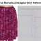 Free Marvelous Designer Skirt Pattern Template