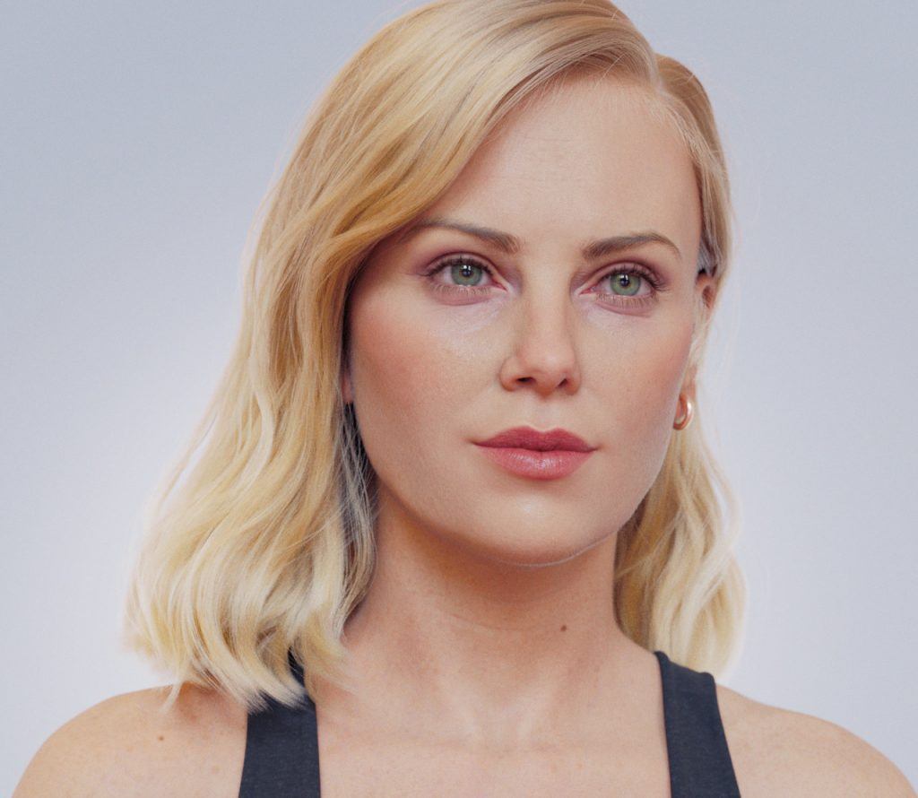 Charlize 3D likeness Zbrush sculpting